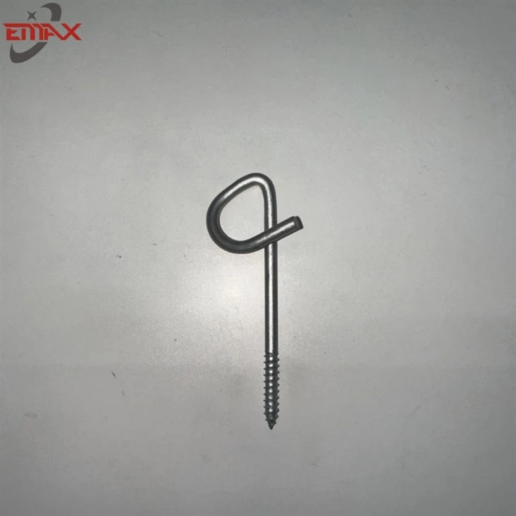 Hot DIP Galvaniseret Pigtail Krog Lag Skrue Pigtail Skrue